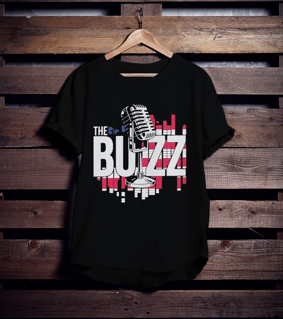 Podcast The Buzz Microphone T-Shirt