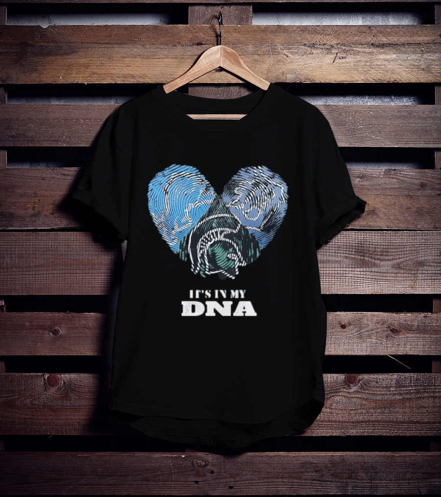 Heart Fingerprint Dog Breed Lover It's In My DNA T-Shirt