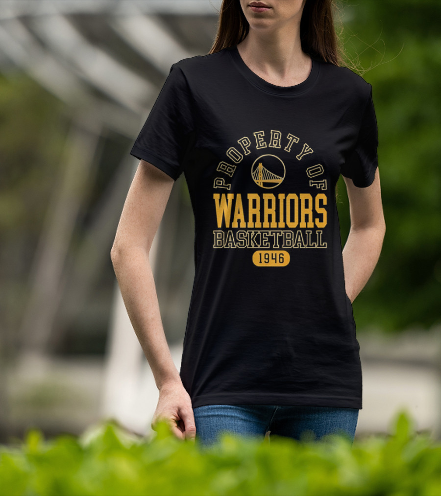 Property Of Warriors Basketball 1946 Golden State Iconic Team Heritage T-Shirt