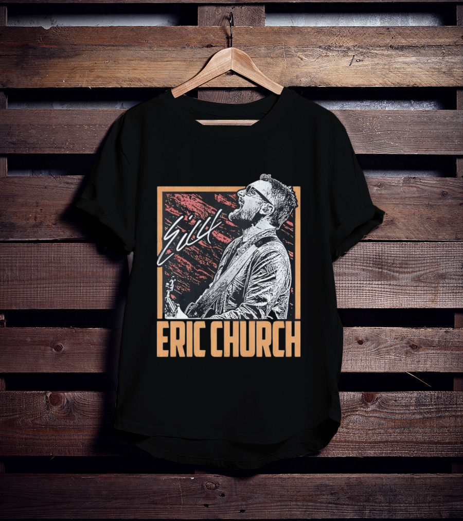 Sick Eric Church Live Singing Performance T-Shirt