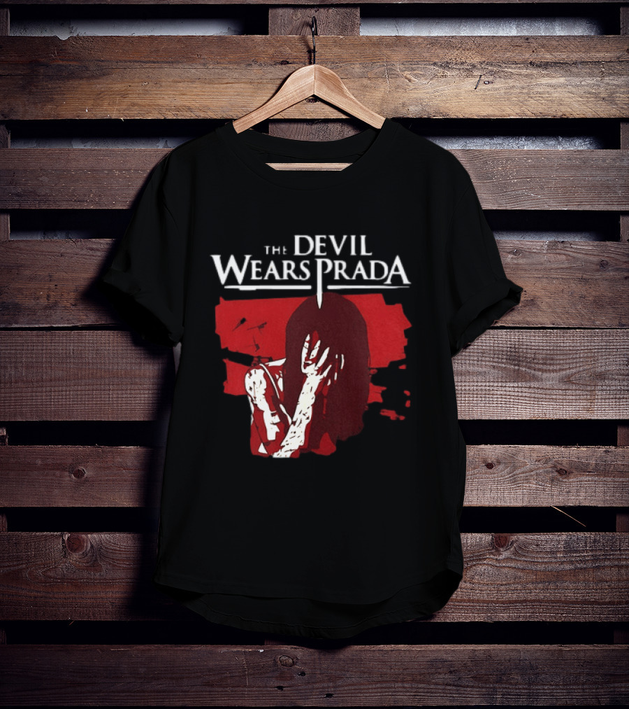 The Devil Wears Prada Crying Girl Red T-Shirt