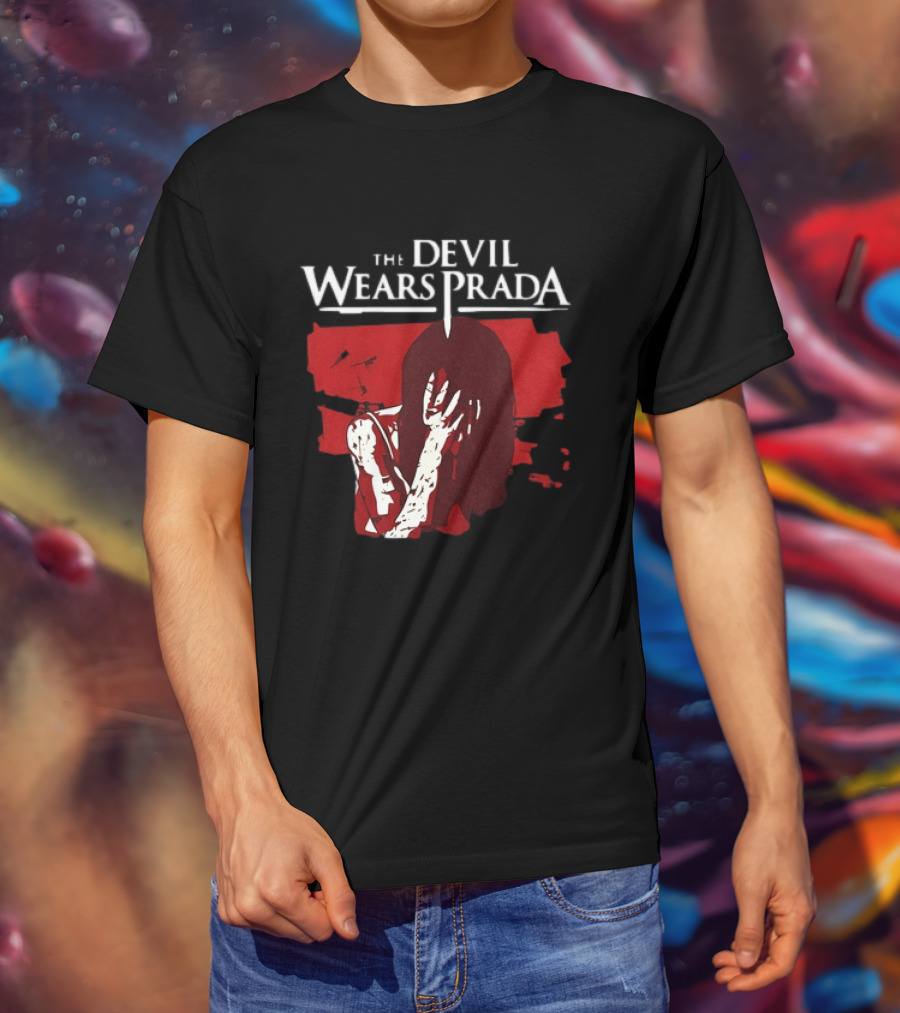 The Devil Wears Prada Crying Girl Red T-Shirt