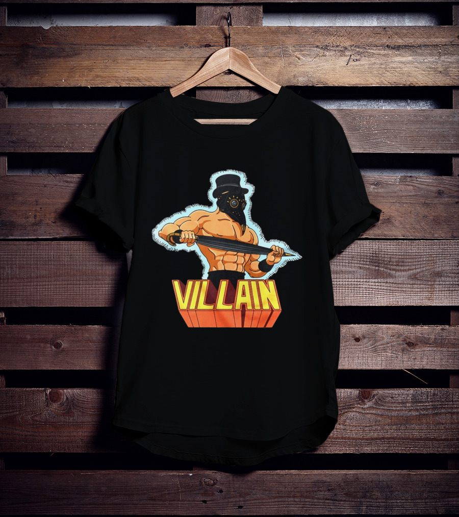 Villain Plague Doctor Warrior With Sword T-Shirt