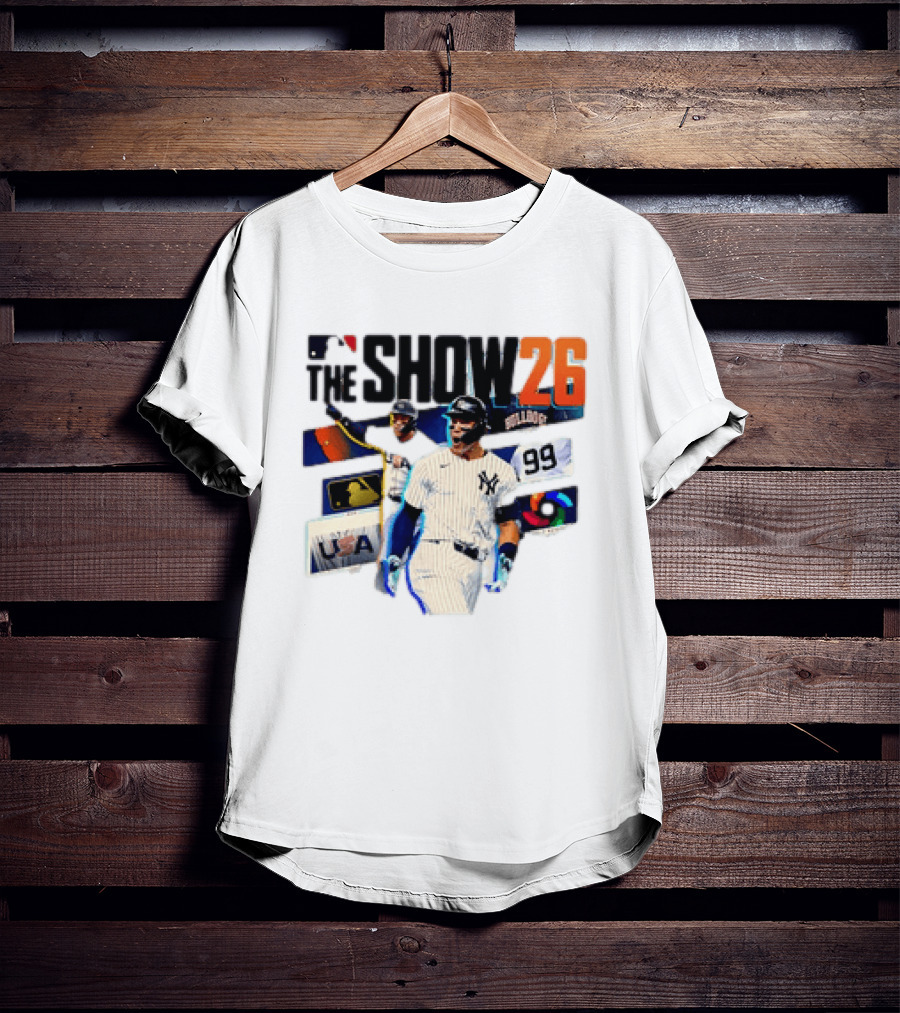 MLB The Show 26 Aaron Judge New York Yankees 99 USA T-Shirt