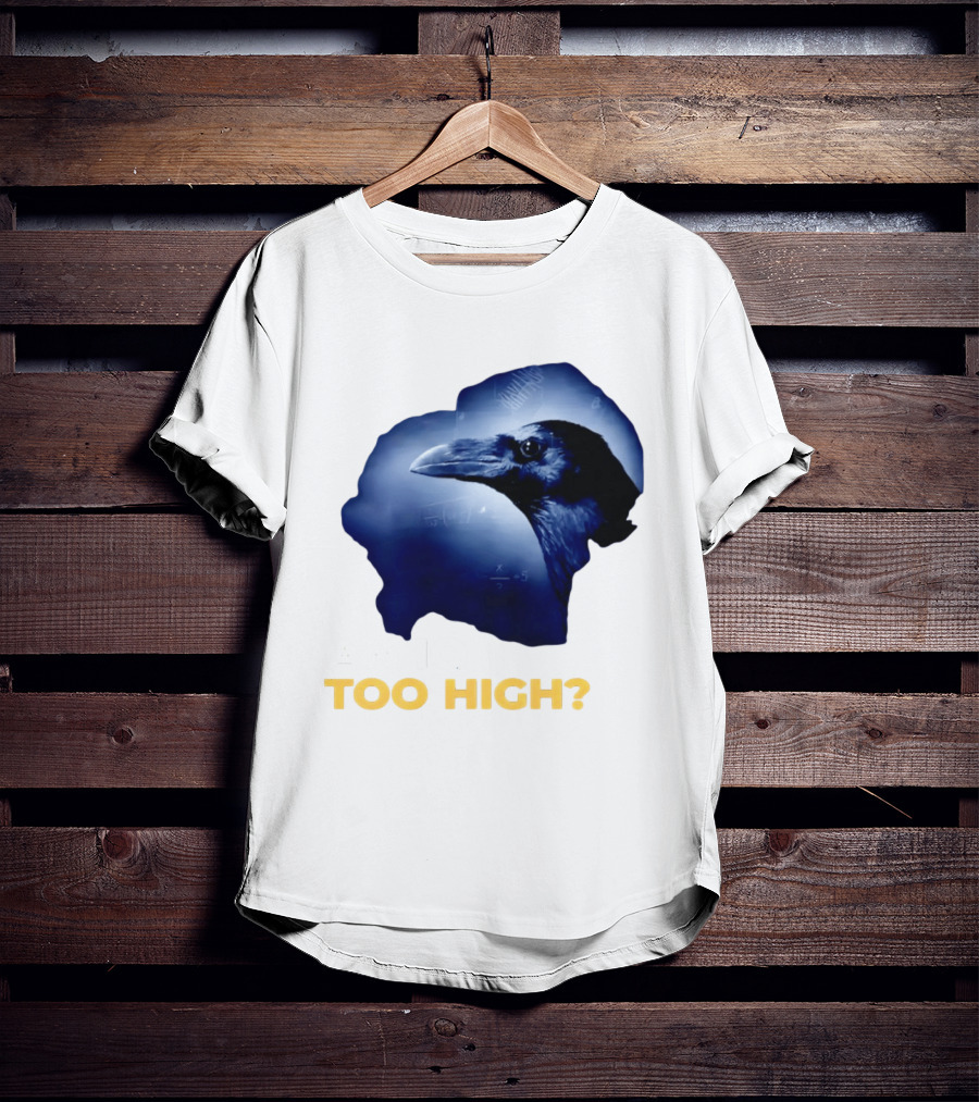 An IQ Too High Raven Sarcasm Meme T-Shirt