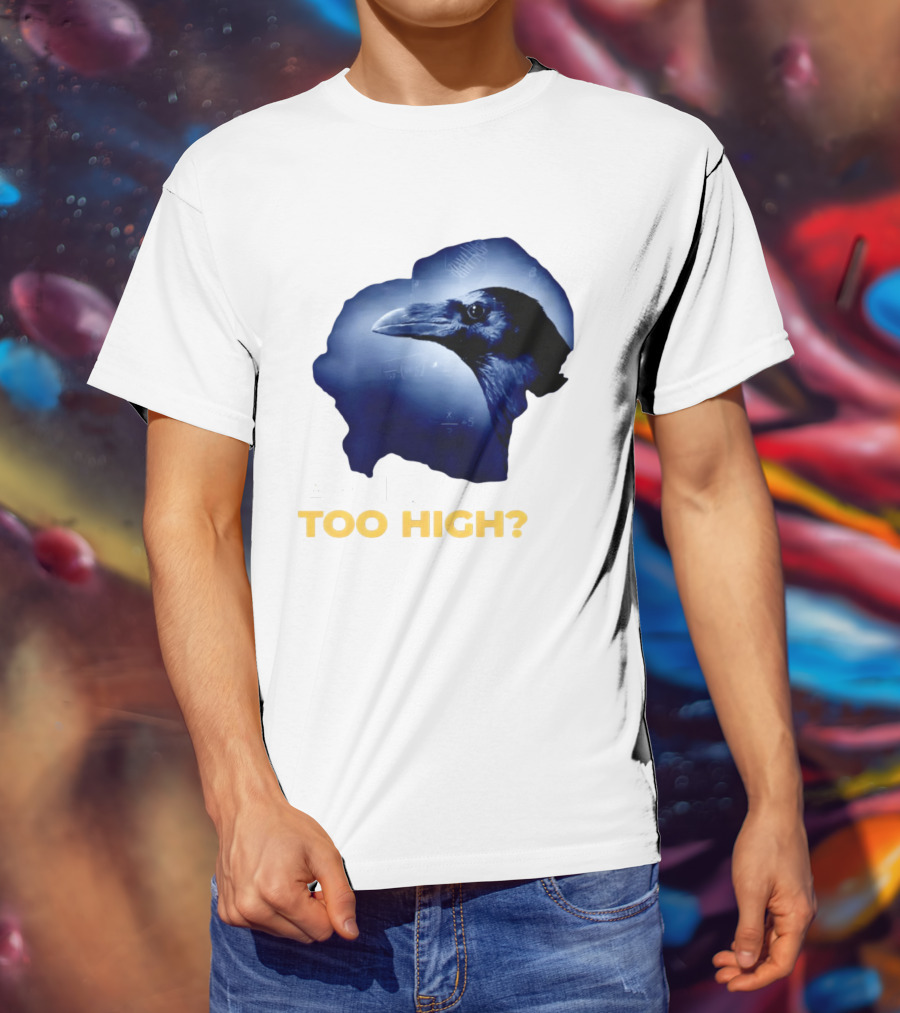 An IQ Too High Raven Sarcasm Meme T-Shirt