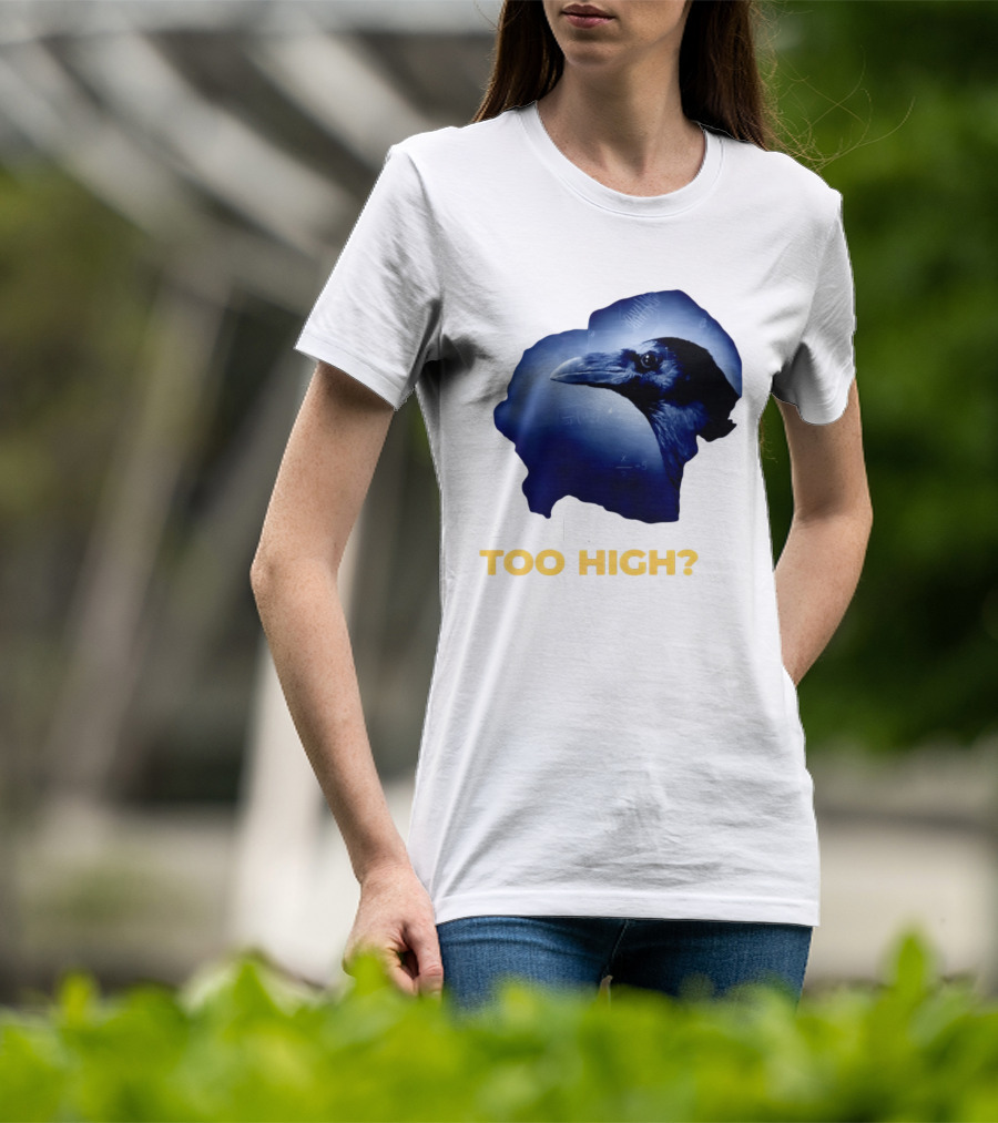 An IQ Too High Raven Sarcasm Meme T-Shirt