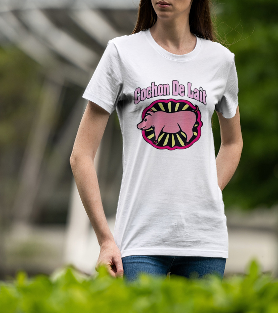 Cochon De Lait Pig Meat Culinary Food Festival Barbecue BBQ T-Shirt