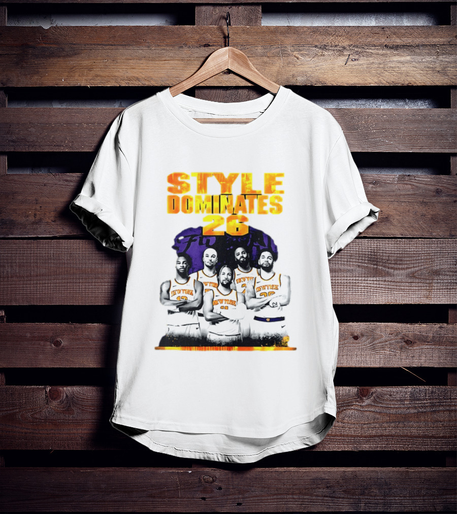 New York Knicks Basketball Style Dominates 26 T-Shirt
