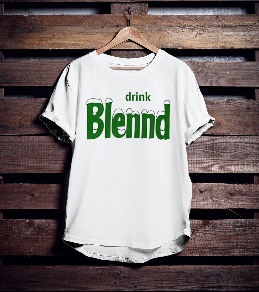 Refresh Your Routine Drink Blennd Green T-Shirt