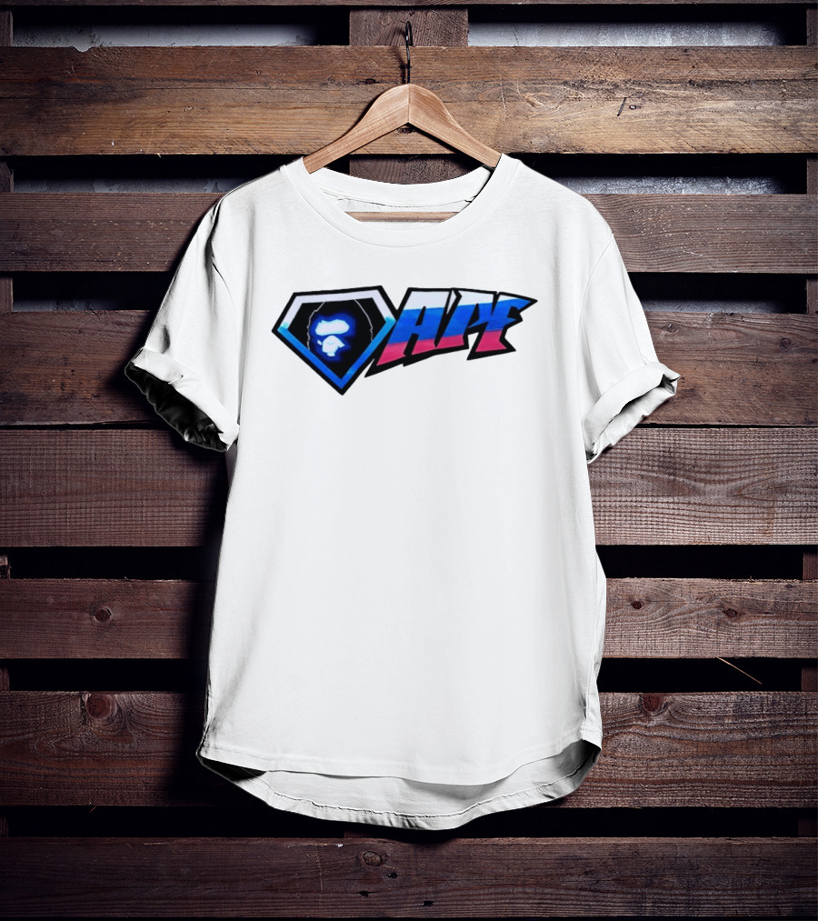 Gorilla Diamond APE Shield Blue Red Gradient T-Shirt