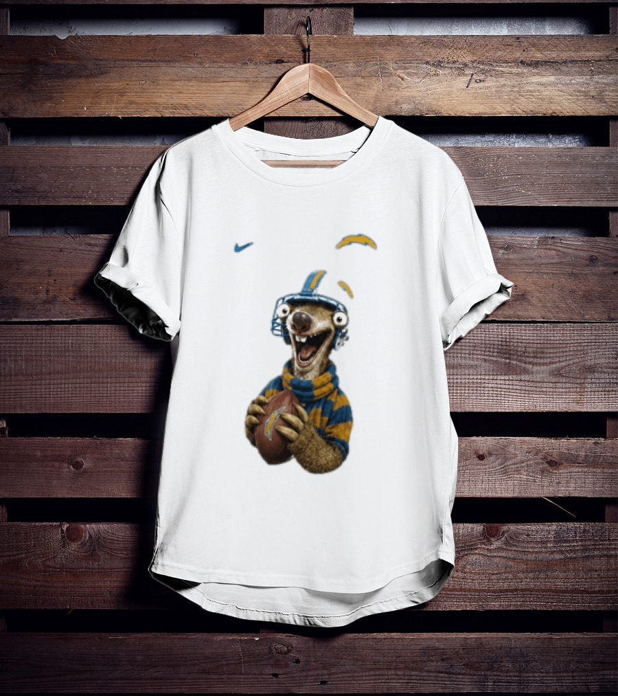 Sid Ice Age Los Angeles Chargers Football Fan Gear T-Shirt