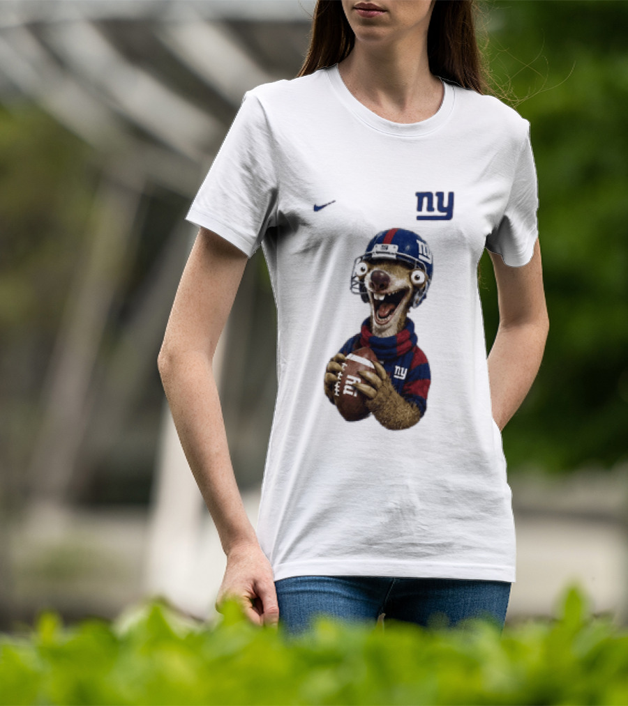 Sid The Sloth New York Giants Football NFL Fan Gear T-Shirt