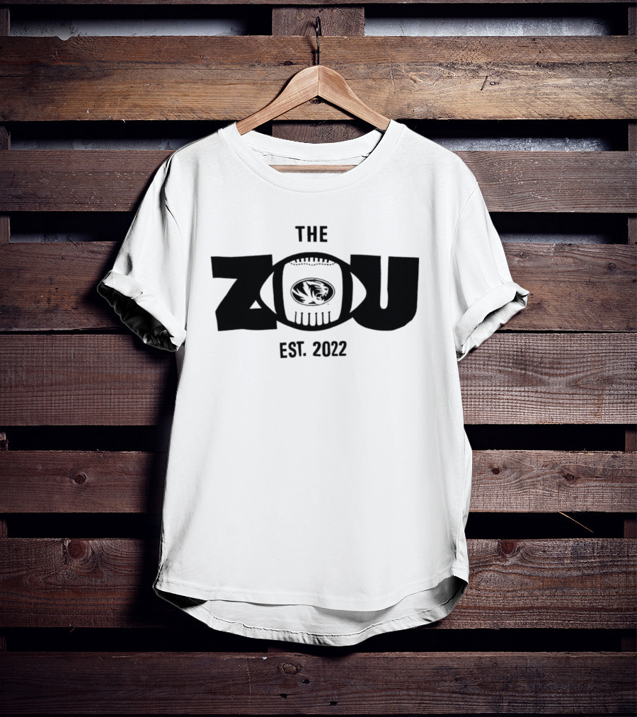 Missouri Tigers The Zou Football Est 2022 T-Shirt