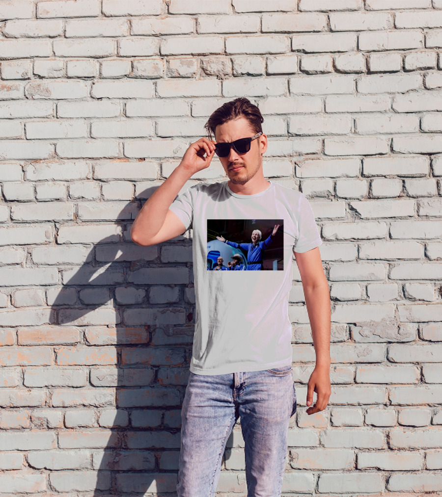 Wally Funk Age Record Space Travel Blue Origin Crew Celebration T-Shirt