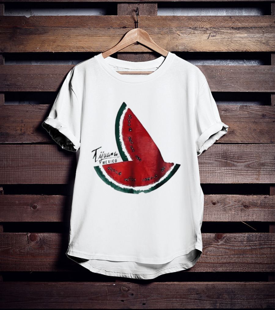 Tijuana Mexico Watermelon Summer Snack Souvenir T-Shirt