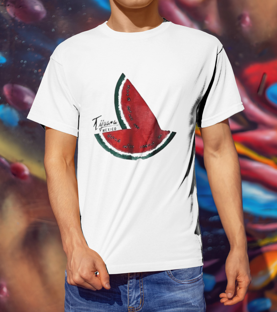 Tijuana Mexico Watermelon Summer Snack Souvenir T-Shirt
