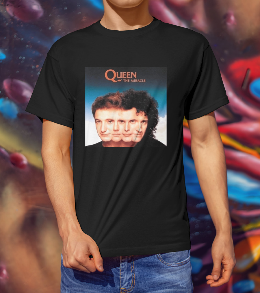 Queen The Miracle Album Cover Art May 1989 Release T-Shirt