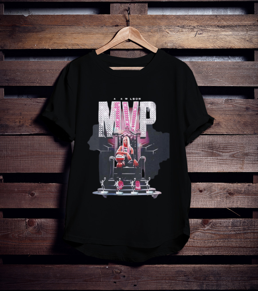 A'ja Wilson MVP Throne Las Vegas Aces Basketball Trophy T-Shirt