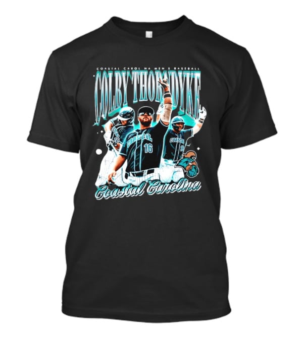 Coastal Carolina Chanticleers Colby Thoradyke Baseball Coastal Carolina T-Shirt