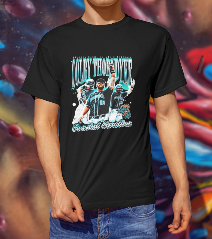 Coastal Carolina Chanticleers Colby Thoradyke Baseball Coastal Carolina T-Shirt