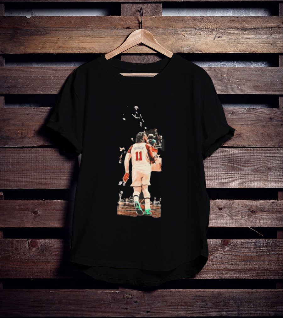 Jalen Brunson New York Knicks NBA Player Number 11 T-Shirt