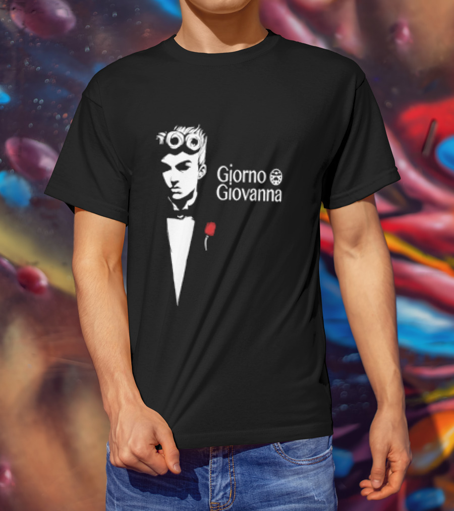 JoJo's Bizarre Adventure Giorno Giovanna Godfather T-Shirt