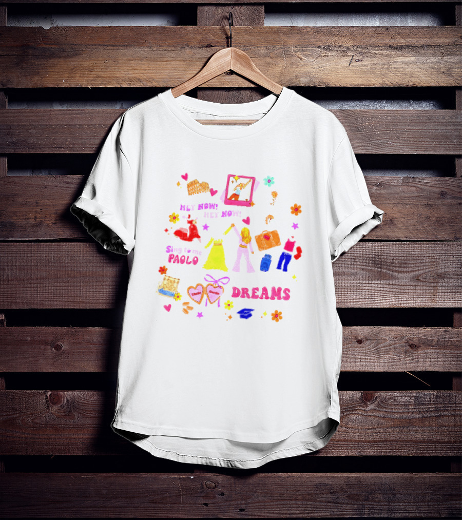 Lizzie McGuire Dreams Are Made Of Hey Now Hey Now Sing To Me Paolo T-Shirt