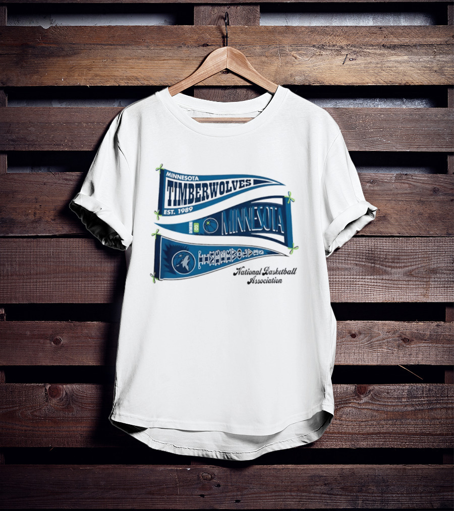 Minnesota Timberwolves NBA Pennants T-Shirt