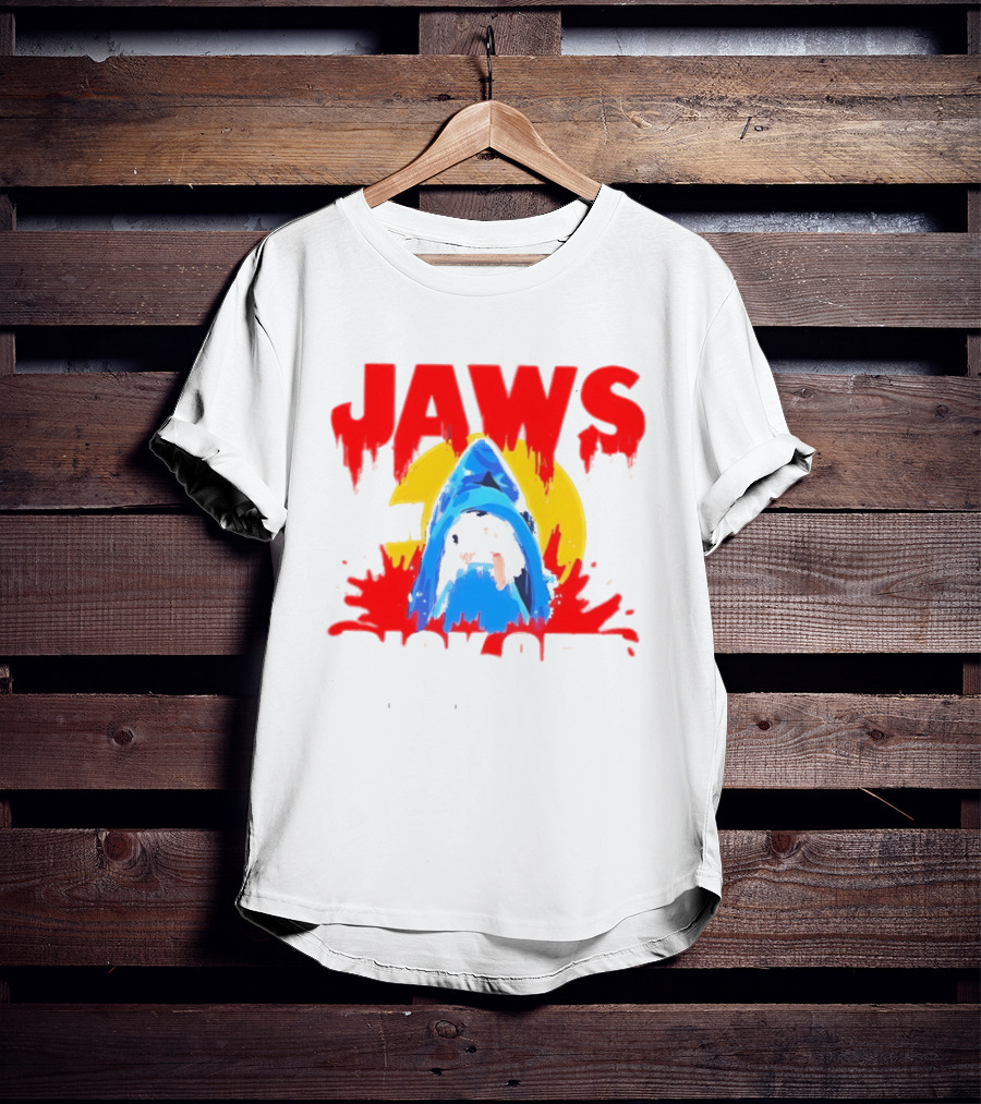 Jaws Bit My Dick Off Amity Island New England Shark Attack T-Shirt