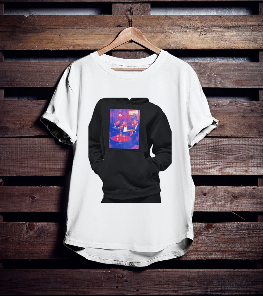 Rafael Nadal Novak Djokovic Roger Federer Tennis Legends The Big Three Iconic Gathering T-Shirt