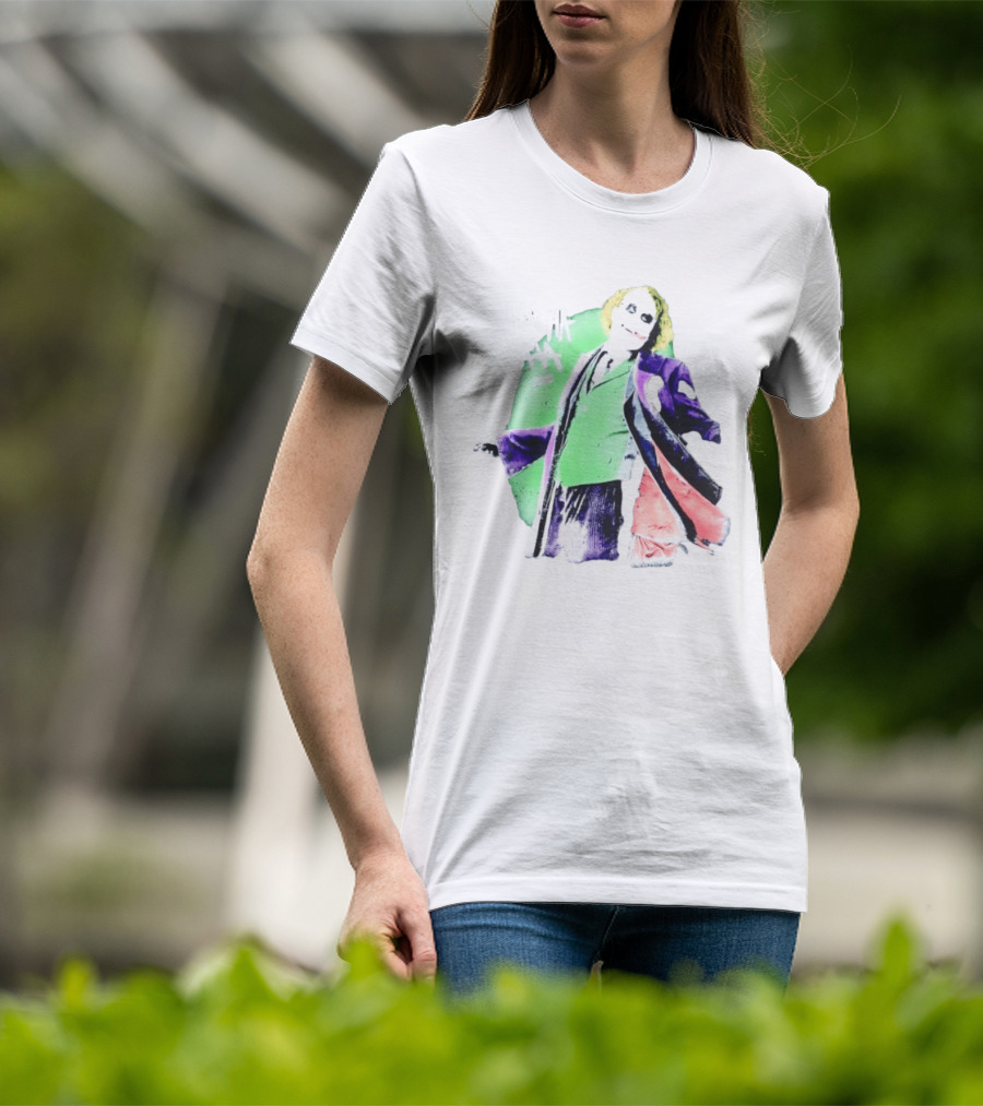 Joker The Dark Knight Ha Ha Ha Iconic Villain Laugh T-Shirt