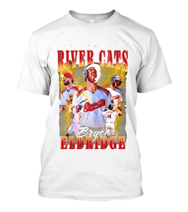 Sacramento River Cats Bryce Eldridge Baseball Team Player Memorabilia T-Shirt