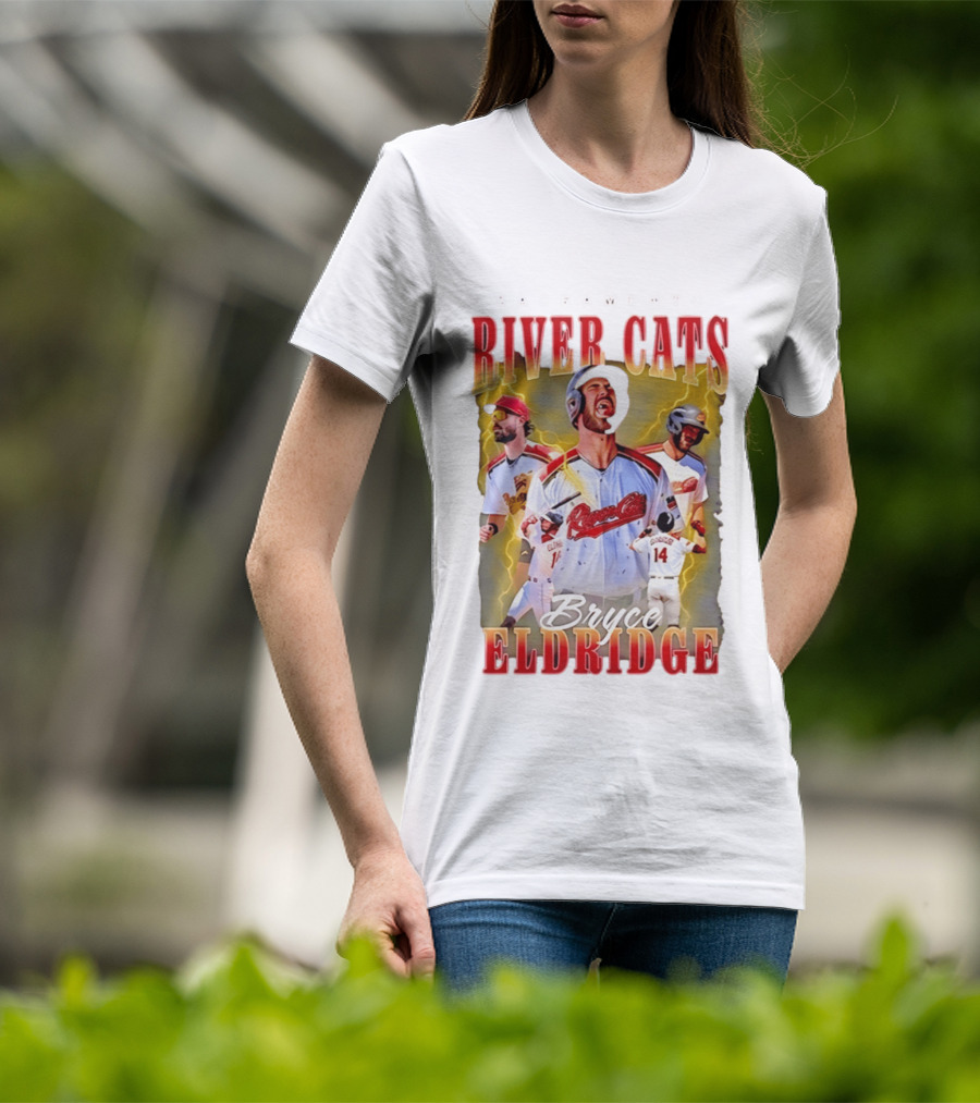 Sacramento River Cats Bryce Eldridge Baseball Team Player Memorabilia T-Shirt