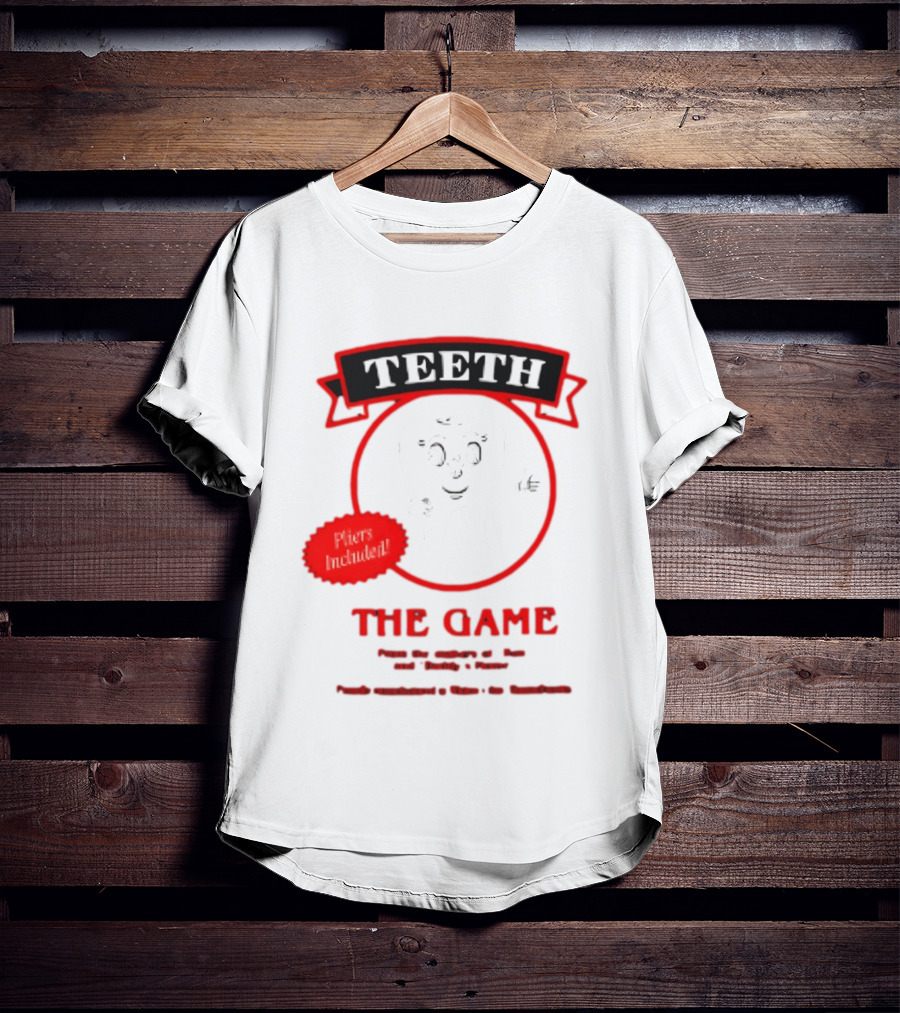 Teeth The Game Pliers Included From The Authors Of Widow's Bay Board Game T-Shirt