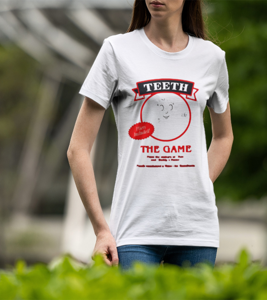 Teeth The Game Pliers Included From The Authors Of Widow's Bay Board Game T-Shirt