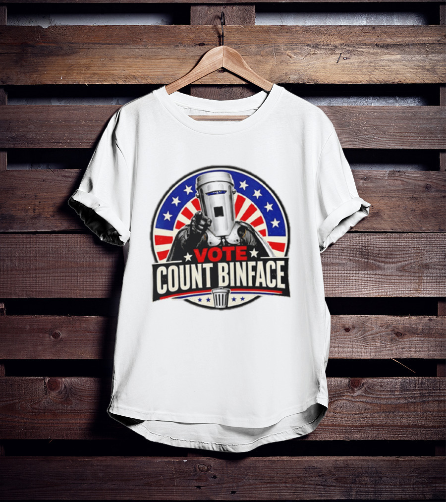 Vote Count Binface UK Politics Satirical Election T-Shirt
