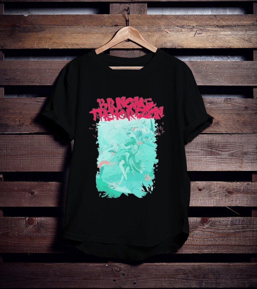 Bring Me The Horizon Shark Attack Artwork 2026 T-Shirt