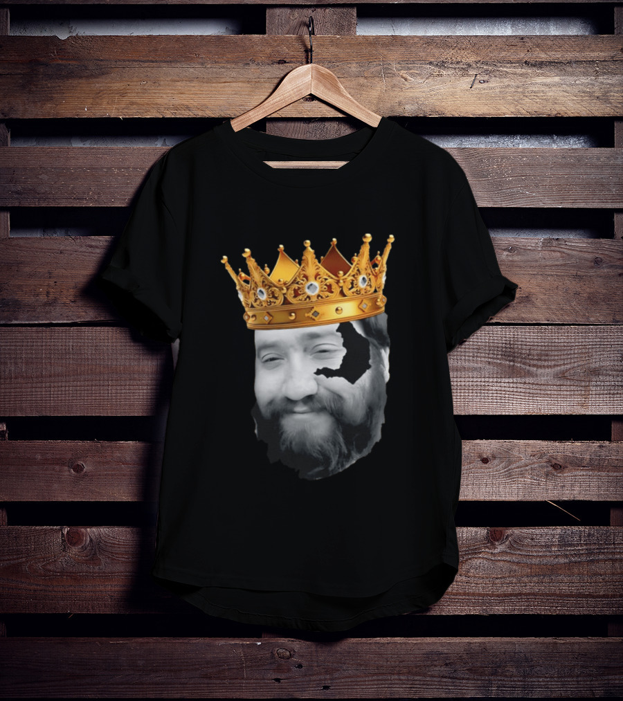 King Santori Cincinnati Bengals Crowned Beard Patch T-Shirt