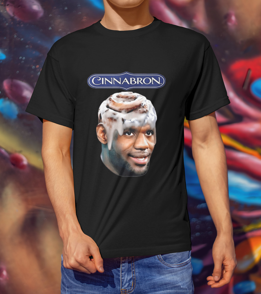 LeBron James Los Angeles Lakers Cinnabron Cinnamon Roll Meme T-Shirt