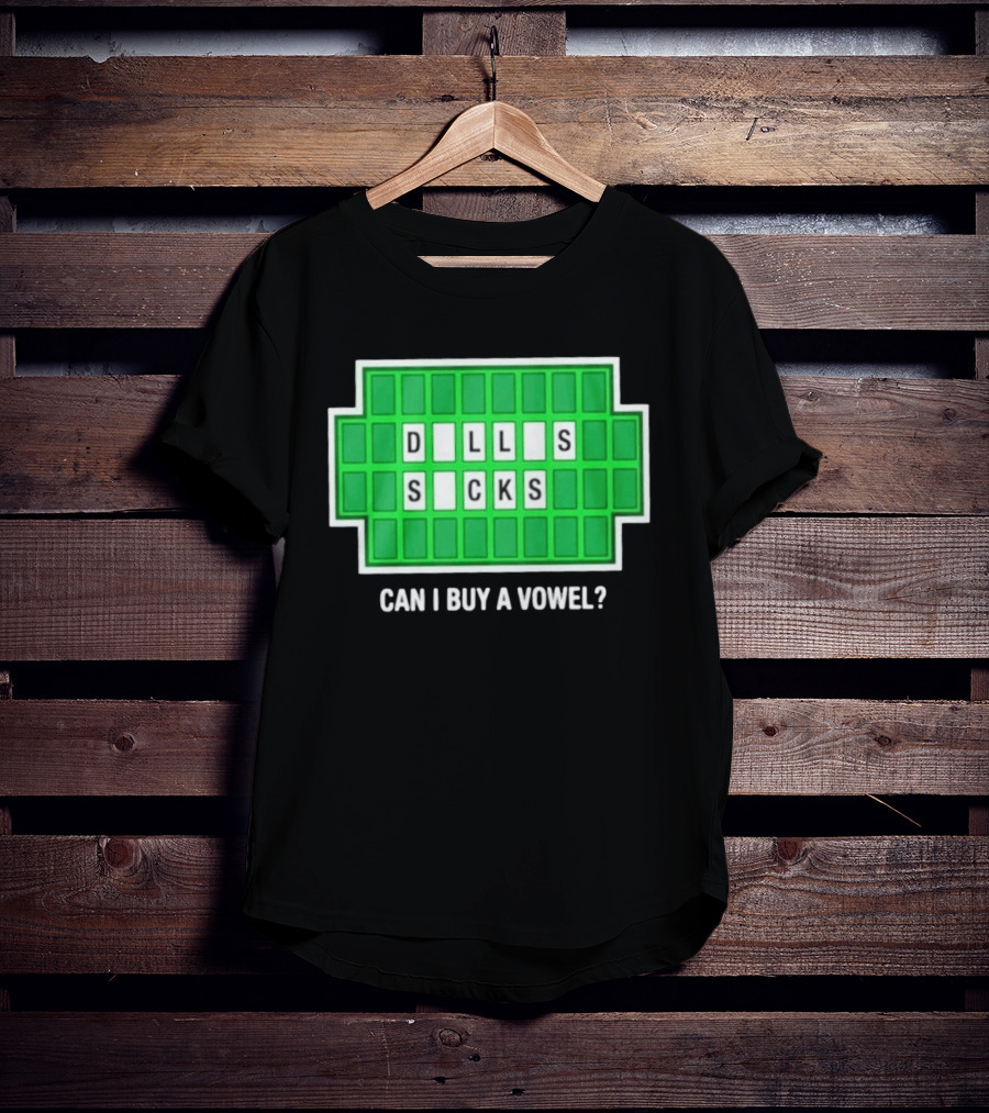 Dalls Scks Can I Buy A Vowel Game Show T-Shirt