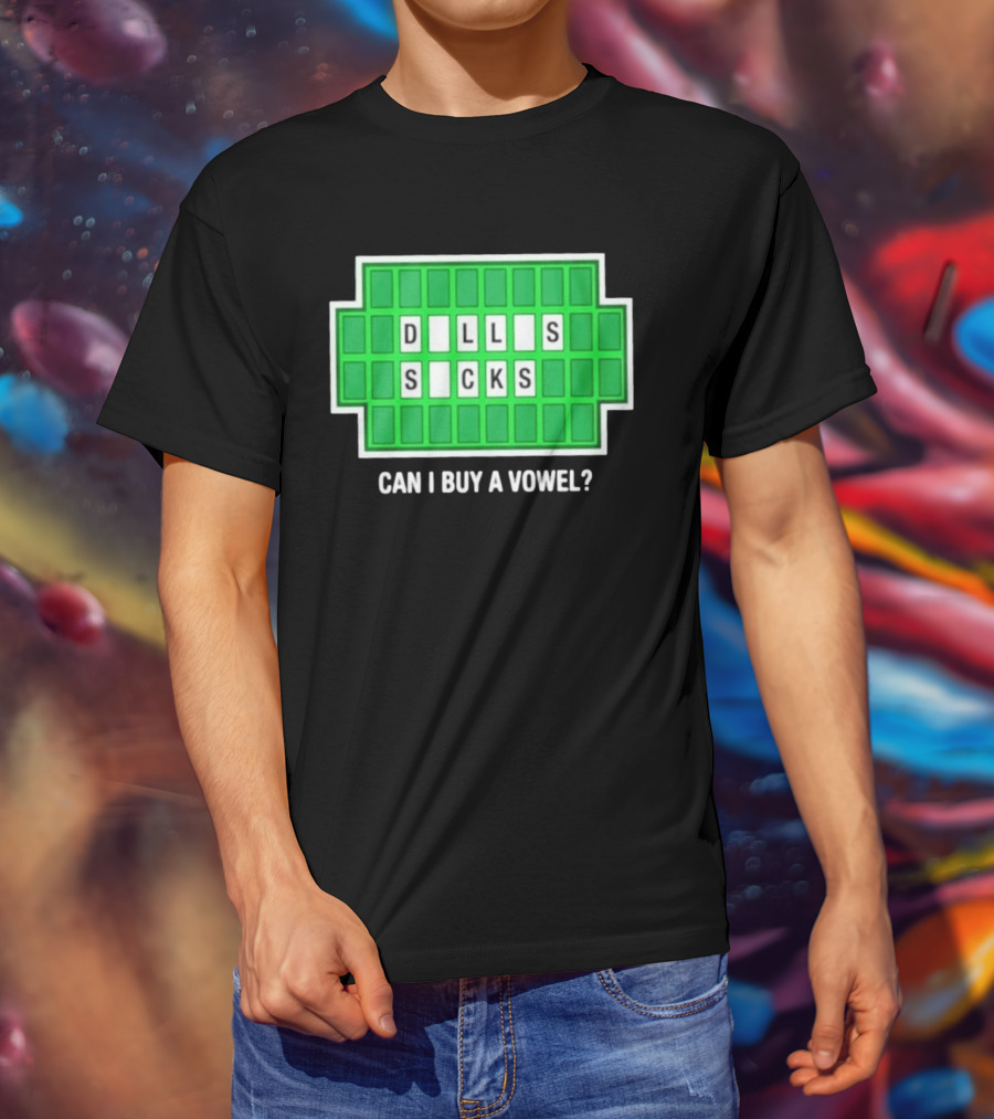 Dalls Scks Can I Buy A Vowel Game Show T-Shirt