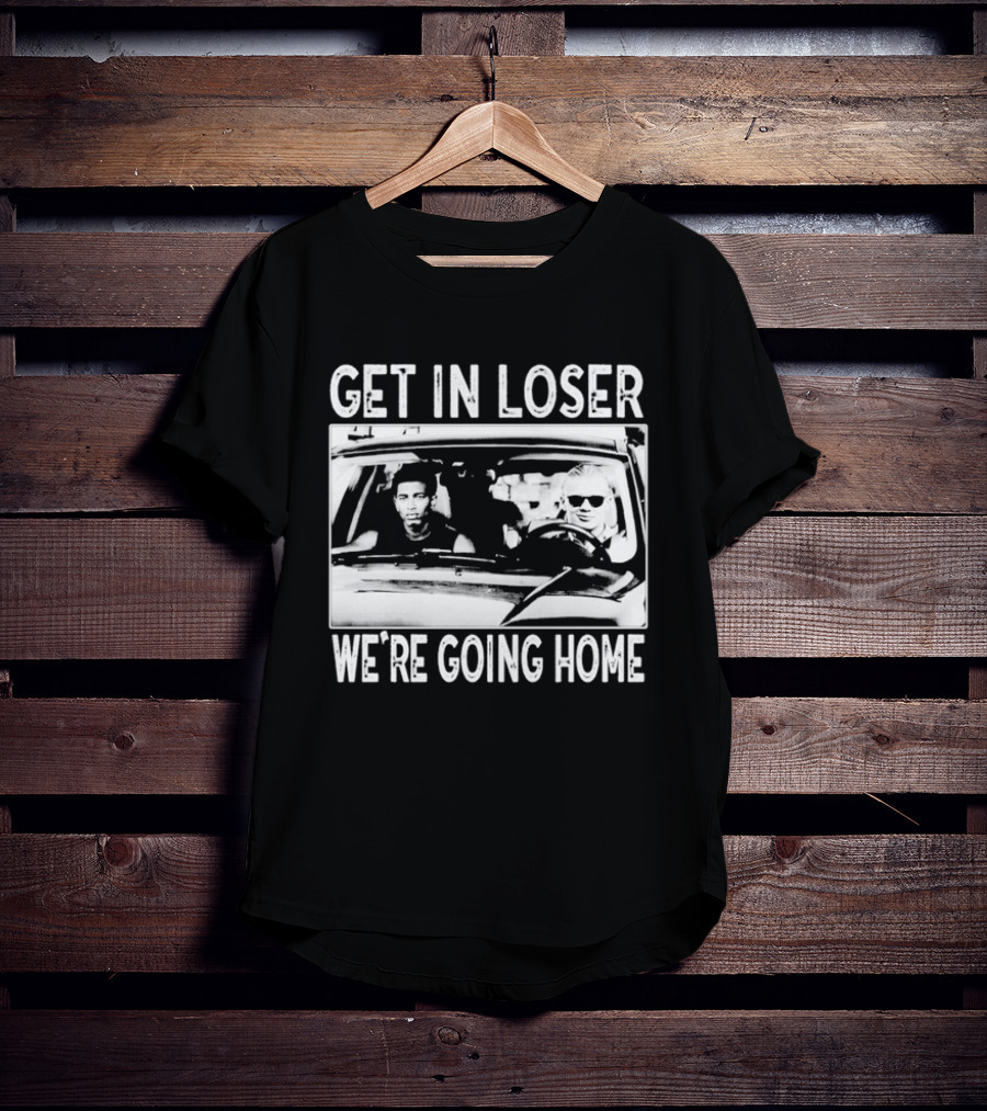 Erling Haaland Jude Bellingham Get In Loser We're Going Home Car Scene Image T-Shirt