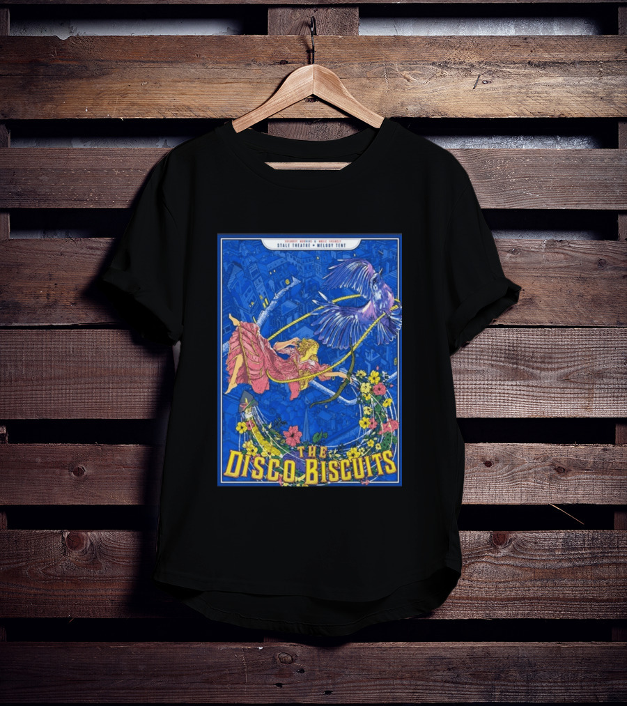 The Disco Biscuits July 11 2026 Jeezum Crow Music Festival Vermont Tour Stale Theatre Melody Tent T-Shirt