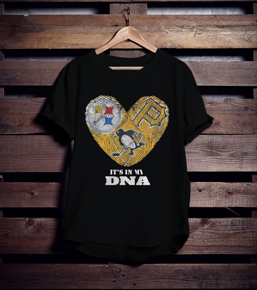 Pittsburgh Steelers Pirates Penguins It's In My DNA T-Shirt