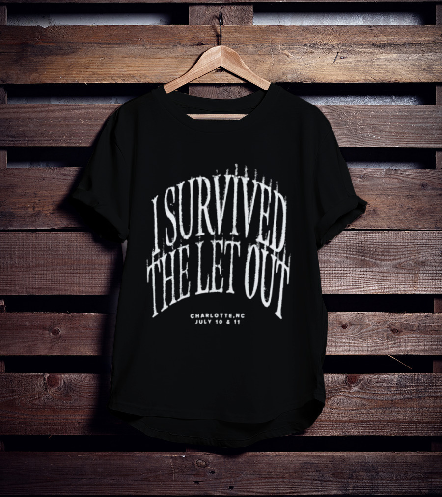 I Survived The Let Out Charlotte NC July 10 11 Concert Event J Cole T-Shirt