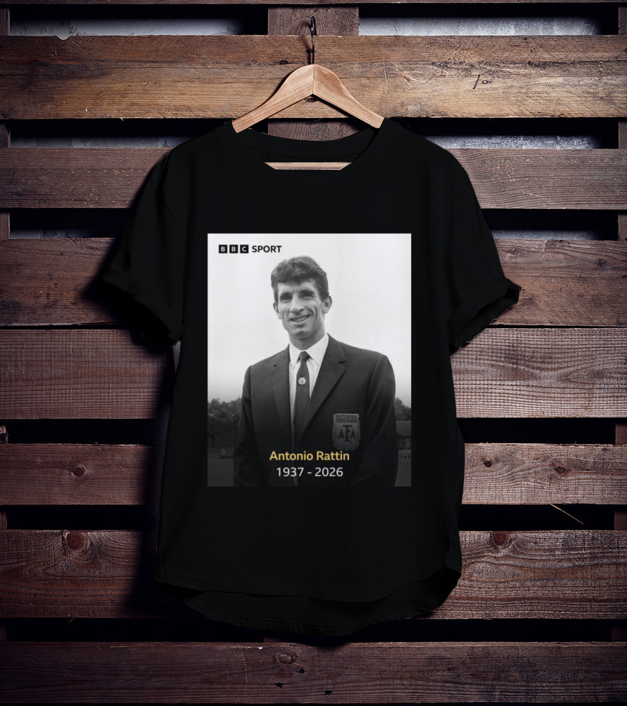 BBC Sport Antonio Rattín 1937 2026 Argentina AFA T-Shirt