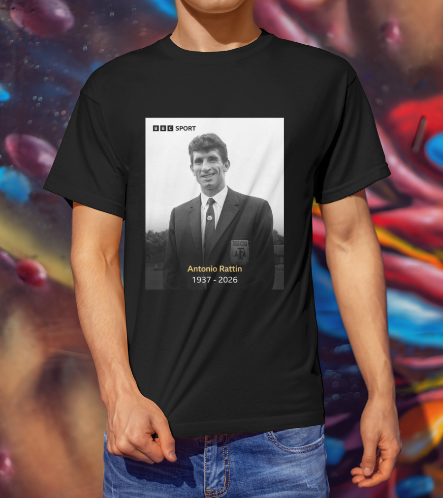 BBC Sport Antonio Rattín 1937 2026 Argentina AFA T-Shirt