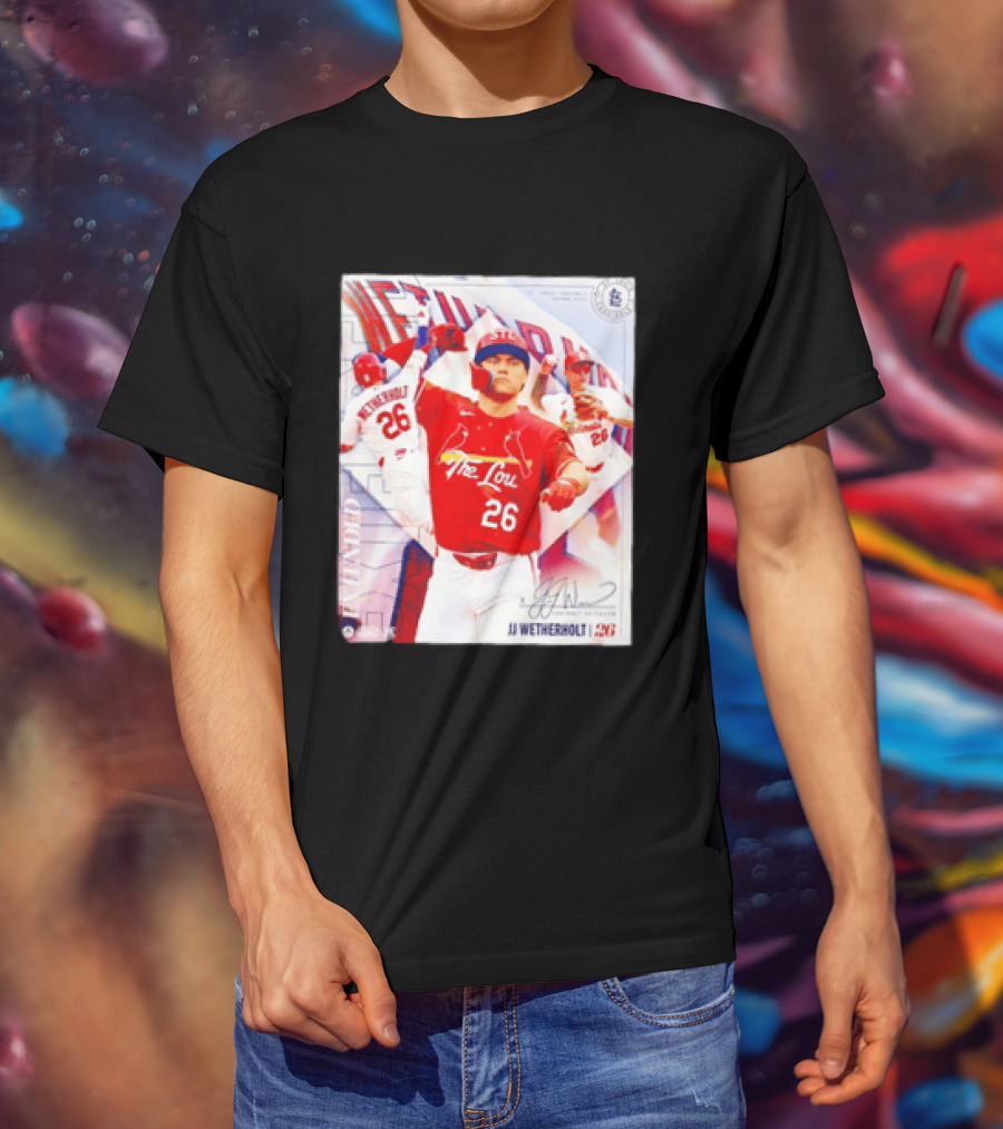 St. Louis Cardinals JJ Wetherholt 26 MLB Fan Memorabilia T-Shirt