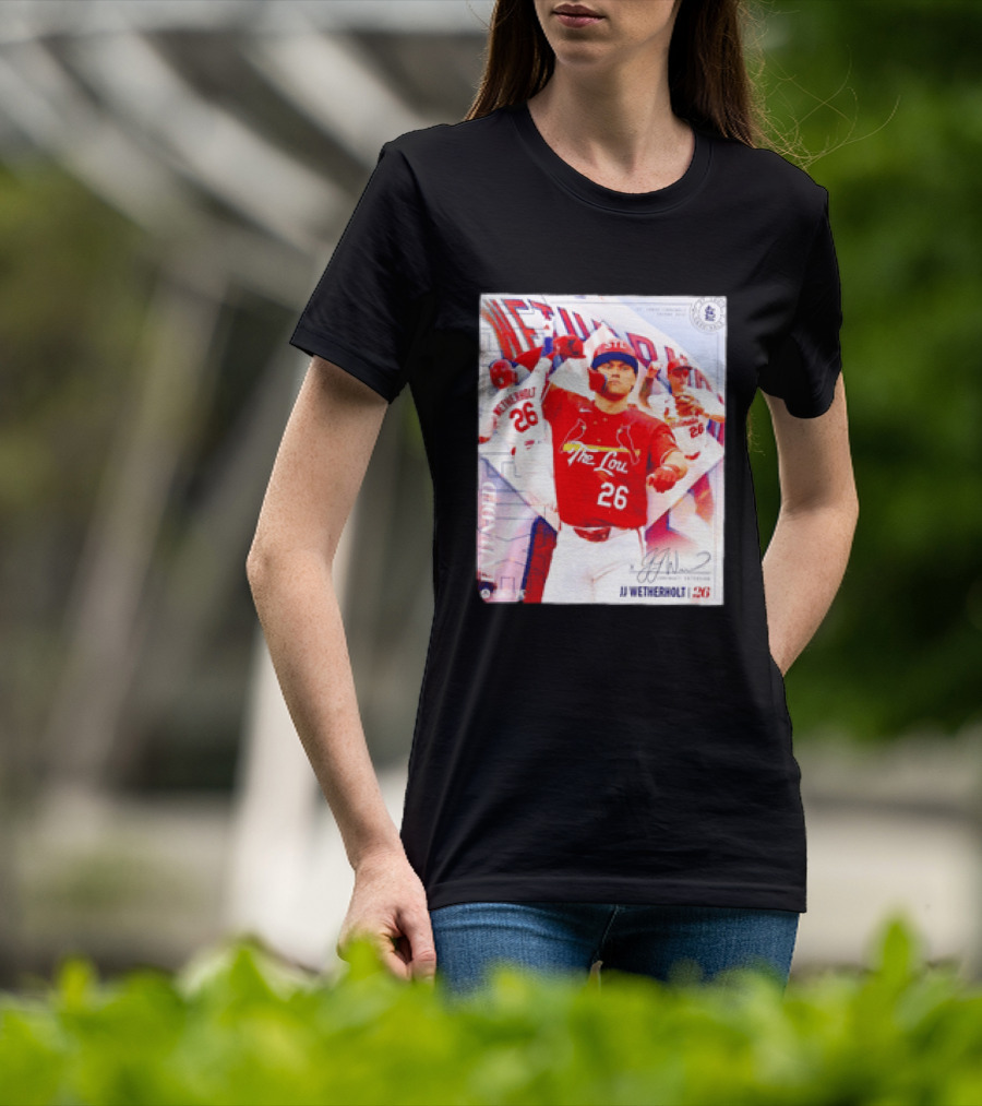 St. Louis Cardinals JJ Wetherholt 26 MLB Fan Memorabilia T-Shirt